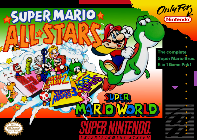 Super Mario All-stars and Super Mario World